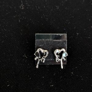 Silver Heart Earrings